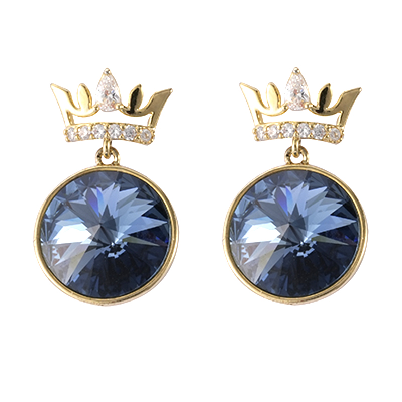 Strass-Kronen-Ohrringe 2,4–2,9 $