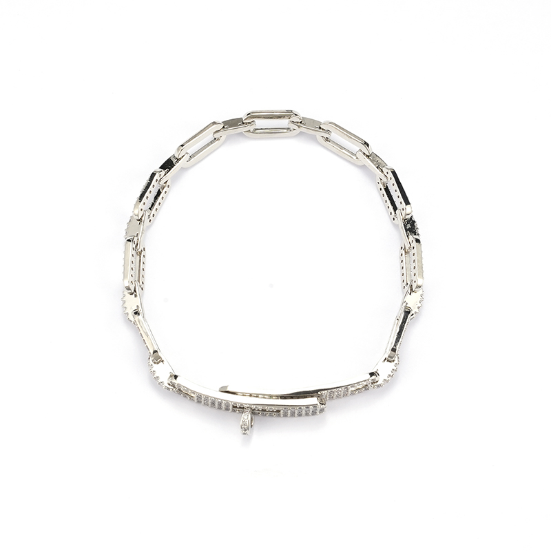 Geschlossenes Armband im Modestil mit Faltschließe 7,2–8,0 $