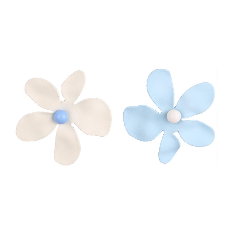 Mehrfarbiger Ohrring mit Epoxidharz-Blume 0,8–1,3 $
